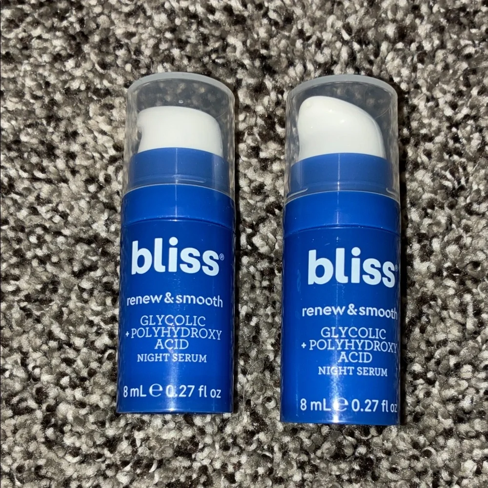 Bliss Night Serum - Renew and Smooth - ExfoliatingGlycolic and Polyhydroxy Acid